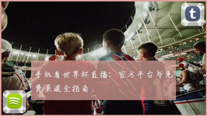 手机看世界杯直播：官方平台与免费渠道全指南