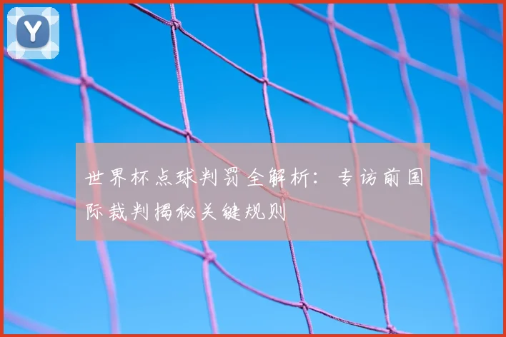 世界杯点球判罚全解析:专访前国际裁判揭秘关键规则